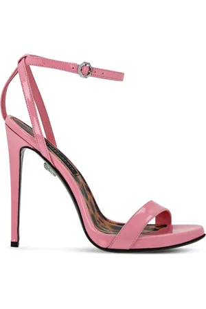 Philipp Plein 120mm leopard-print patent-leather sandals