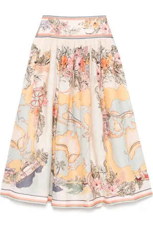 ZIMMERMANN Tallow midi skirt