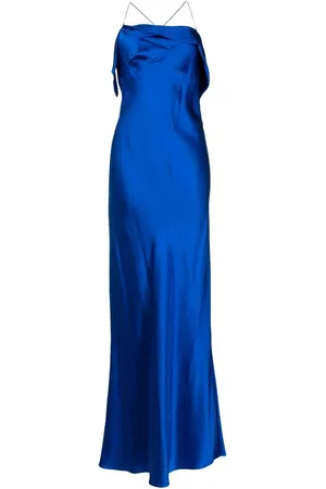 Michelle Mason Bias-cut cowl neck gown