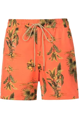 Lygia & Nanny Leaf-print swimming shorts