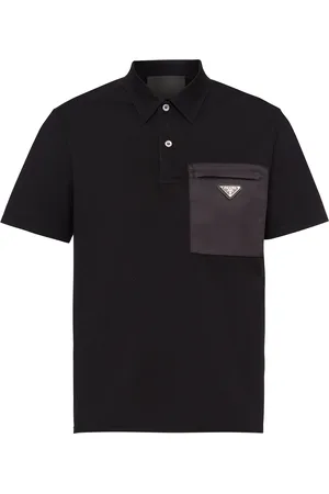 Prada Triangle-logo polo shirt
