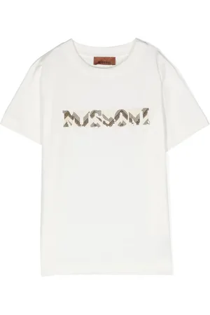 Missoni Logo-embroidered cotton T-shirt