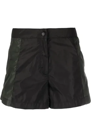 Moncler Logo-embossed two-tone shorts