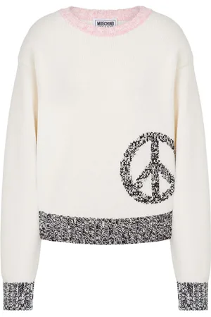 Moschino Peace intarsia jumper