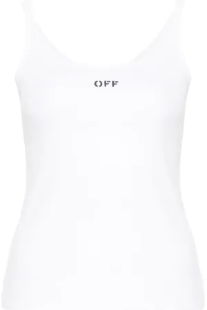 OFF-WHITE Off Stamp stretch-cotton tank top