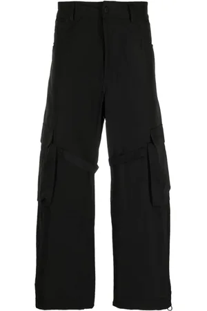 44 Label Group Cargo-pocket cotton-blend trousers