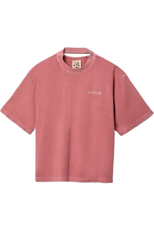Camper Logo-embroidered cotton T-shirt