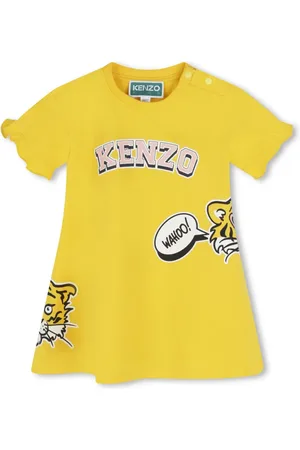 Kenzo Logo-print cotton dress