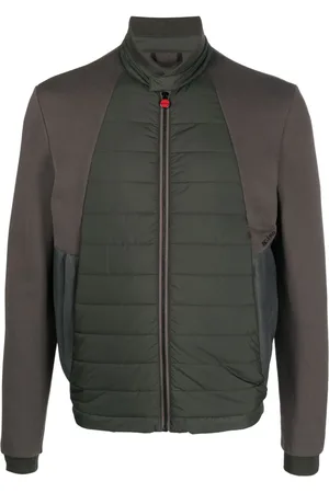 Kiton Blouson zip-up quilted jacket