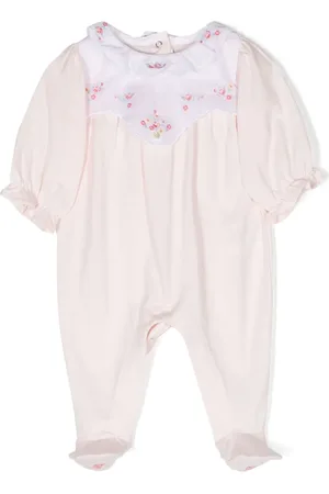 Tartine Et Chocolat Floral-embroidered cotton pyjamas