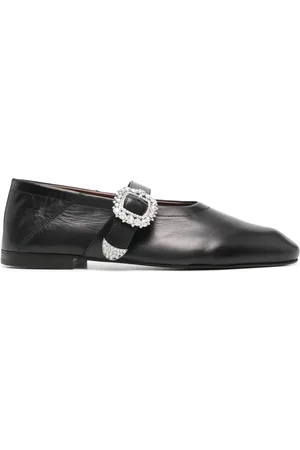 WALES BONNER Buckle-detail ballet flats
