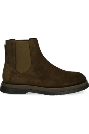 HUGO BOSS Suede Chelsea boots