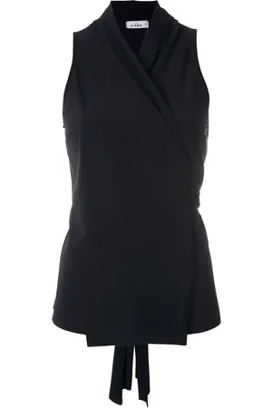 AMIR SLAMA Sleeveless wrap blouse