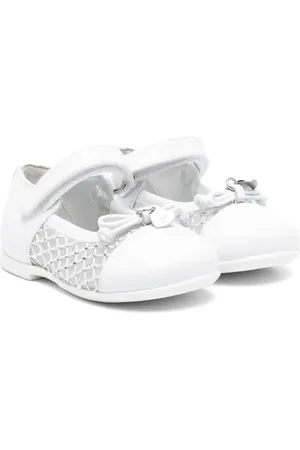 MONNALISA Bow-detailing ballet flats