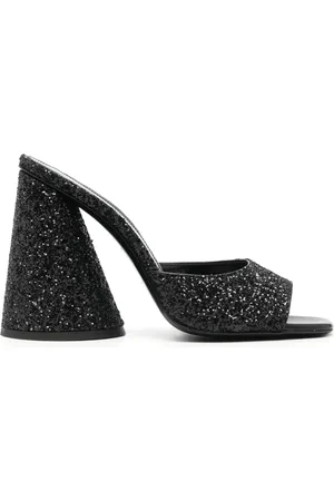 The Attico Luz 105mm glitter-embellished sandals
