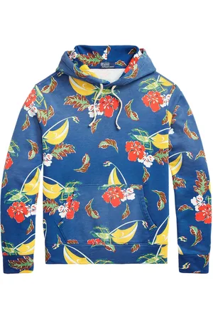 Ralph Lauren Graphic-print cotton-blend hoodie