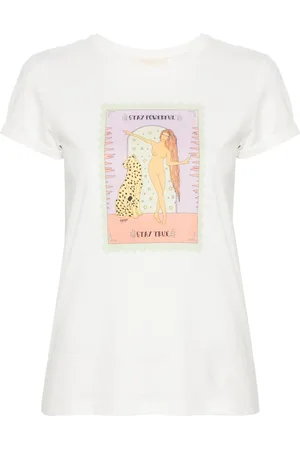 Twin-Set Logo-embroidered cotton T-shirt