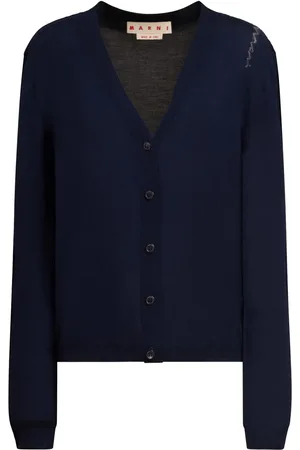 Marni Logo-embroidered cardigan