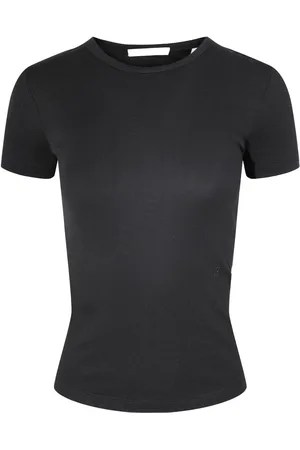 Helmut Lang Shrunken ribbed-knit top