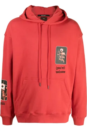 KSUBI Graphic-print cotton hoodie