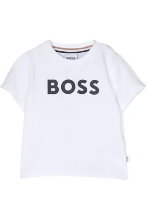 HUGO BOSS Logo-embossed cotton T-shirt