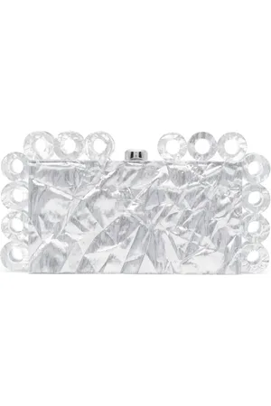 Cult Gaia Harlow chunky-crystal clutch bag