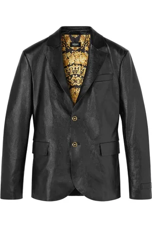 VERSACE Leather blazer