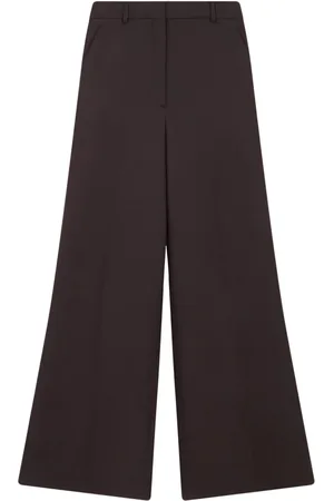 Stella McCartney Wool mid-rise flared trousers