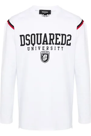 Dsquared2 Stripe-detail long-sleeve T-shirt