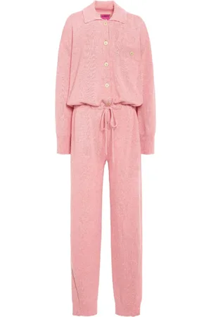Barrie X Sofia Coppola long-sleeve cashmere jumpsuit