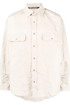 Palm Angels Logo-print long-sleeve shirt
