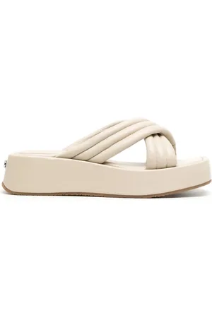 DEE OCLEPPO Sicily 50mm platform leather sandals