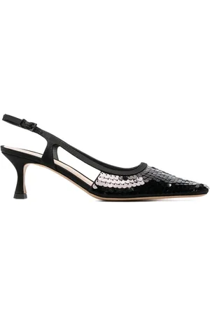 ROBERTO FESTA Sequin-embellished 70mm pumps