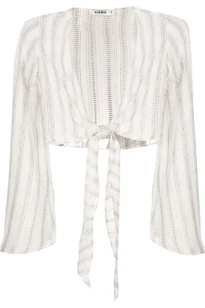AMIR SLAMA Striped silk blouse