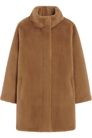 Apparis High-neck faux fur coat