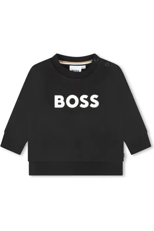 HUGO BOSS Logo-print cotton sweatshirt