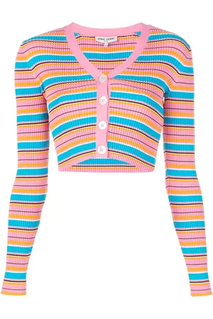 Opening Ceremony Striped ribbed cardigan