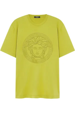 VERSACE Medusa-embroidered T-shirt