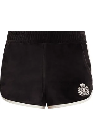 Sporty & Rich Logo-embroidered shorts