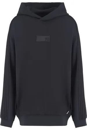 EA7 Logo-rubberised hoodie