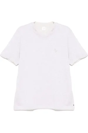 ELEVENTY Logo-embroidered T-shirt