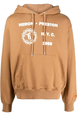 Heron Preston Graphic-print cotton hoodie