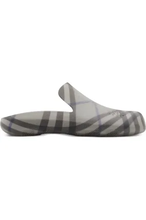 Burberry Stingray checked-lining slippers