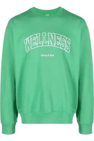 Sporty & Rich Slogan-print cotton sweatshirt
