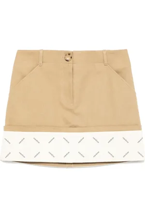KIMHEKIM Logo-printed mini skirt