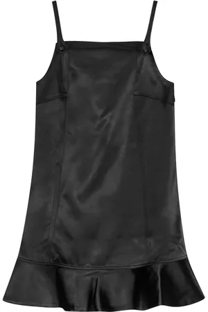 Ganni Duchesse-satin mini dress