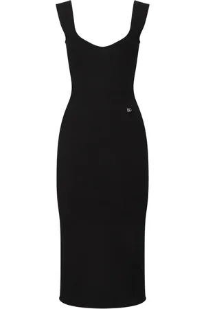 Dolce & Gabbana Layered-neck midi dress