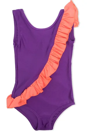 Wauw Capow by Bangbang India contrast ruffle swimsuit