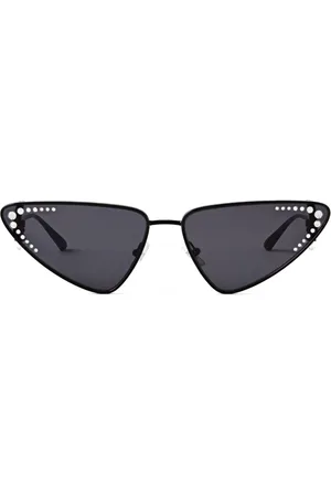 Jimmy Choo Kristal triangle-frame sunglasses