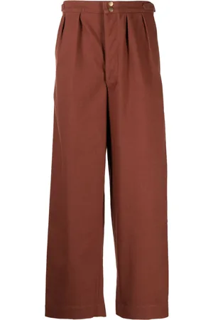 BODE Cropped wide-leg trousers